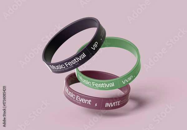 Fototapeta Event Wristband Design for Guest