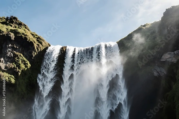 Obraz waterfall in yosemite