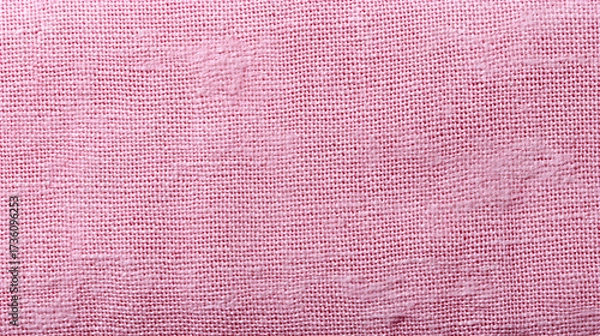 Fototapeta Soft pink fabric texture with subtle pattern, perfect for various design projects and backgrounds