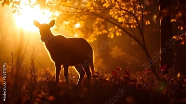 Obraz deer in the forest