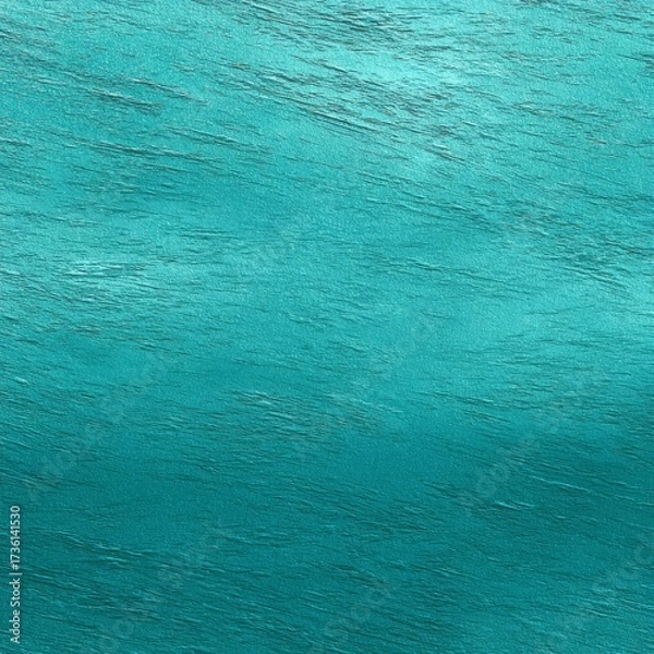 Fototapeta A tranquil ocean scene with shades of teal and blue, evoking a sense of calm and depth. The water's surface subtly rippled, creating a beautiful underwater texture.