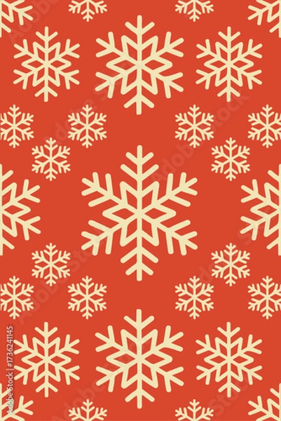 Obraz Christmas snowflake design