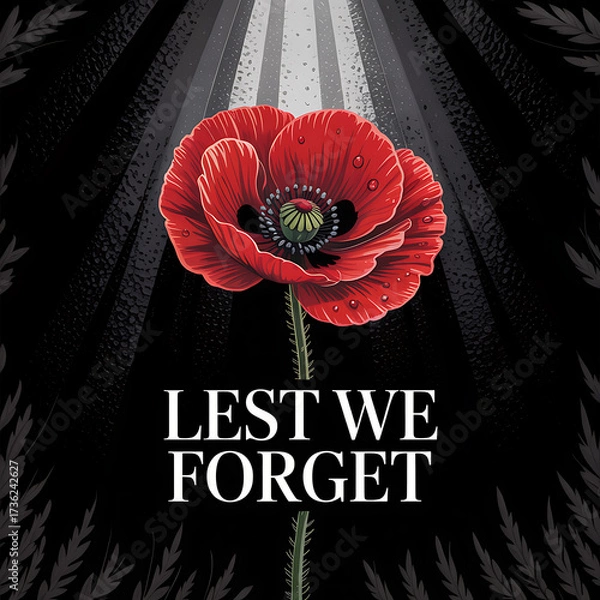 Obraz lest we forget