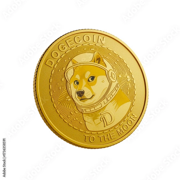 Fototapeta gold coin with a smile