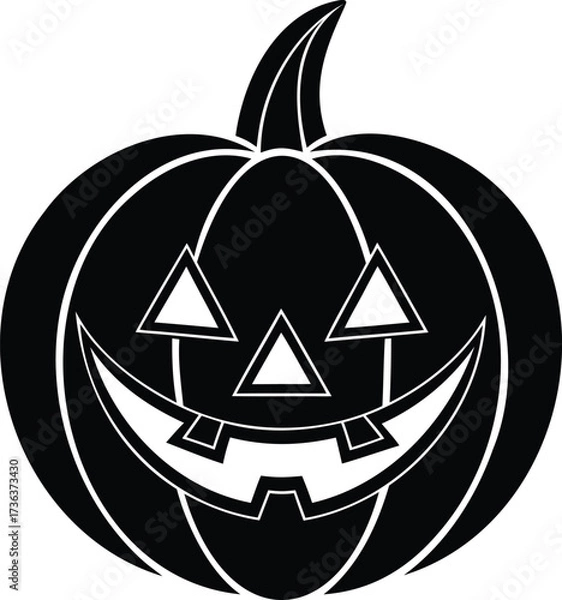 Obraz vector halloween pumpkin