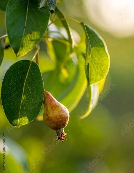 Obraz Pear on a tree branch