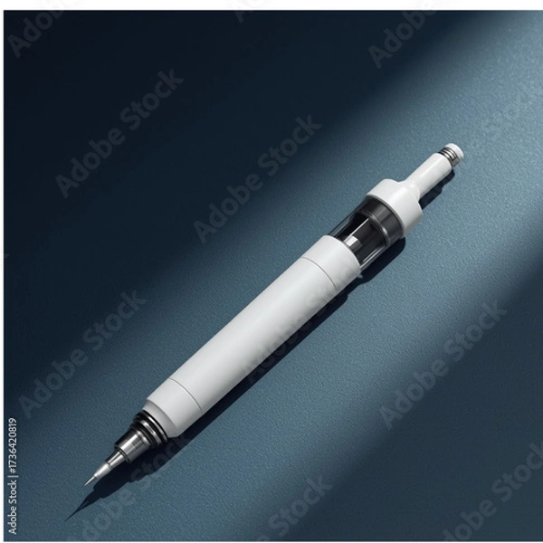 Fototapeta durable pen, metallic pen, stylish pen, compact pen, twist pen, pen with clip