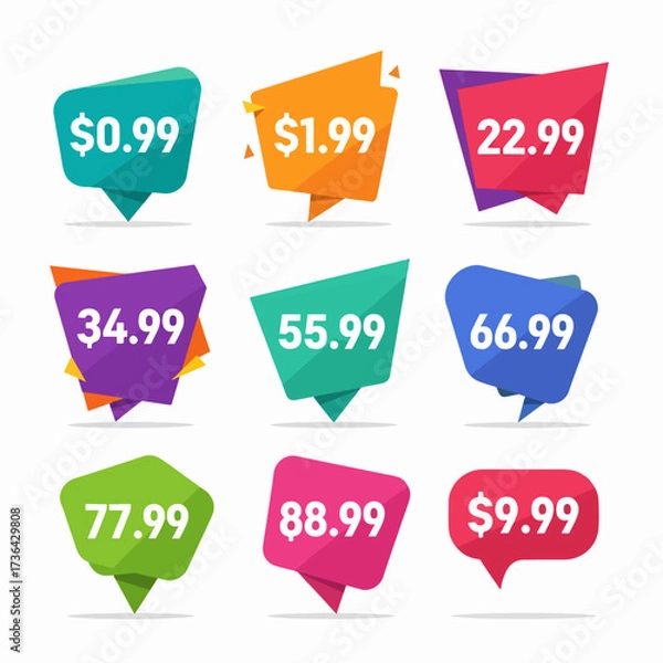 Fototapeta Retro price label