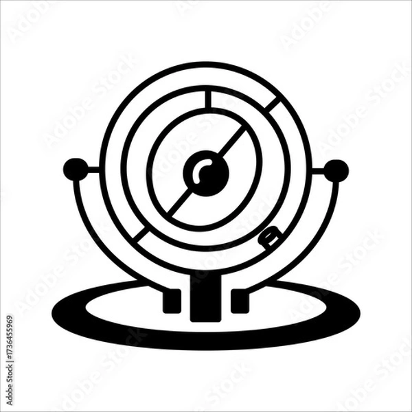 Obraz Vector Physics for Science Learning in Schools, Concepts of gravity, force, and energy for young learners