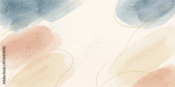 Fototapeta Softly lit baby feet in a white towel and on a blue background with a woman's hand near a window capture the simple beauty of a person