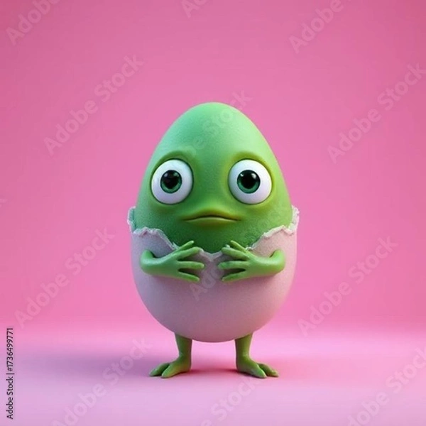 Obraz funny easter egg