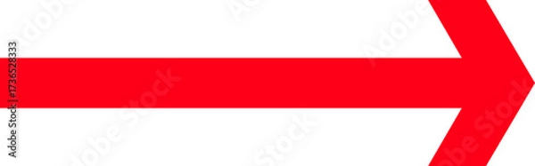 Fototapeta Right Red Arrow icon. Cursor. Modern simple arrows. Arrow icons set. Arrow collection. Simple arrow, big set Vector illustration.