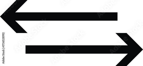 Fototapeta Black Arrow icons set. Cursor. Modern simple arrows. Arrow collection. Simple arrow, big set Vector illustration.