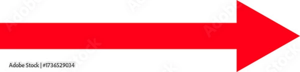 Fototapeta Right Red Arrow icon. Cursor. Modern simple arrows. Arrow icons set. Arrow collection. Simple arrow, big set Vector illustration.
