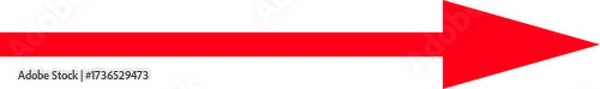 Fototapeta Right Red Arrow icon. Cursor. Modern simple arrows. Arrow icons set. Arrow collection. Simple arrow, big set Vector illustration.