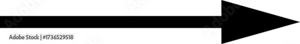 Fototapeta Right Black Arrow icon. Cursor. Modern simple arrows. Arrow icons set. Arrow collection. Simple arrow, big set Vector illustration.