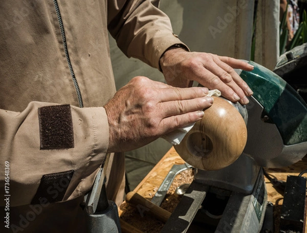 Obraz Wood Turning