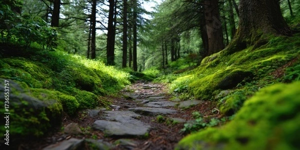 Obraz Mossy Forest Trail