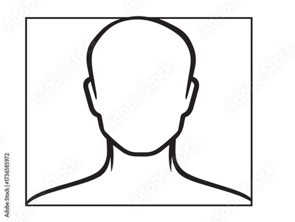 Obraz Beautiful picture icon for gallery apps and image viewing software