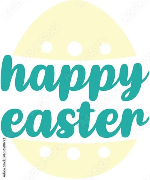 Obraz Happy Easter svg tshirt design