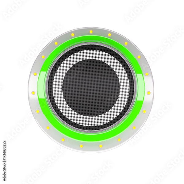 Fototapeta 3d render icon object composition