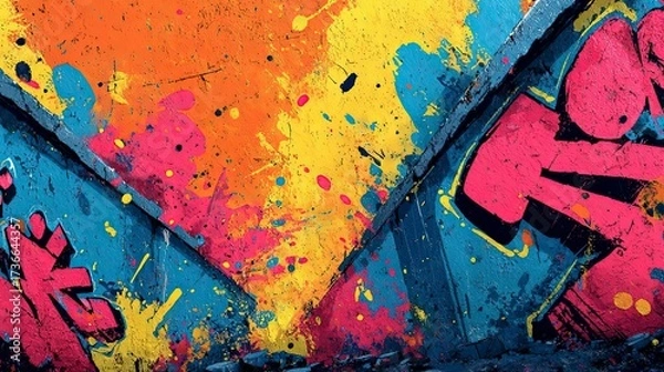 Fototapeta full hd colored background, abstract colorful wallpaper, colored background, graphic designed wallpaper