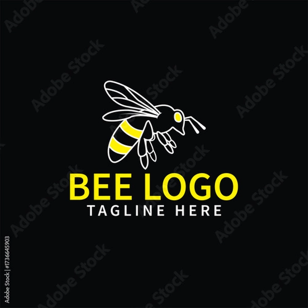Obraz Bee Logo Design