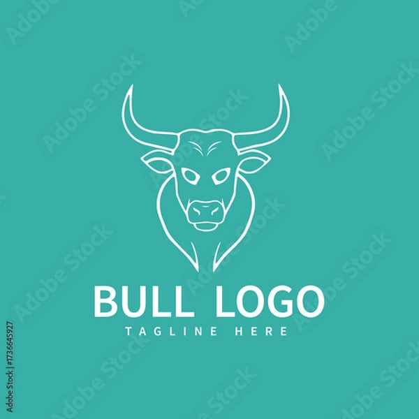 Obraz Bull Logo Design