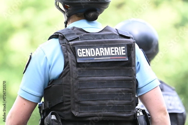 Obraz Gendarmerie homme sécurité
