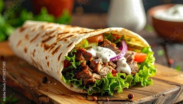 Obraz Delicious Turkish Wrap