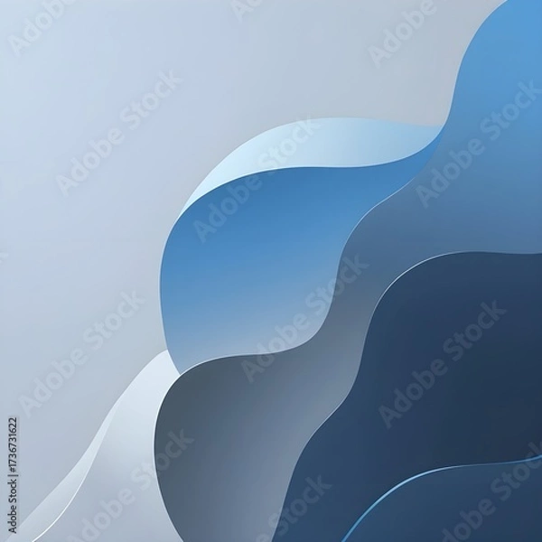 Obraz abstract blue wave background