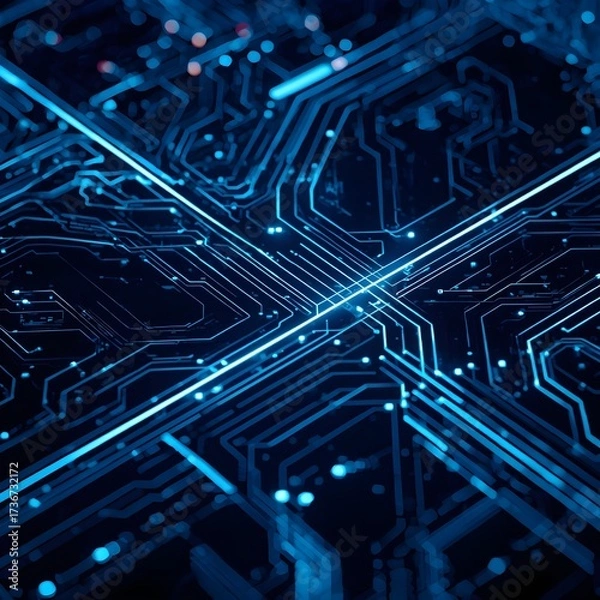 Obraz circuit board background