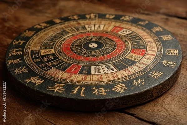 Fototapeta Taoist Wisdom: Ancient Chinese Fortune-Telling and Feng Shui Insights for Life's Direction