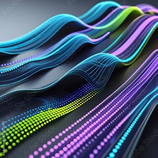 Obraz abstract blue background