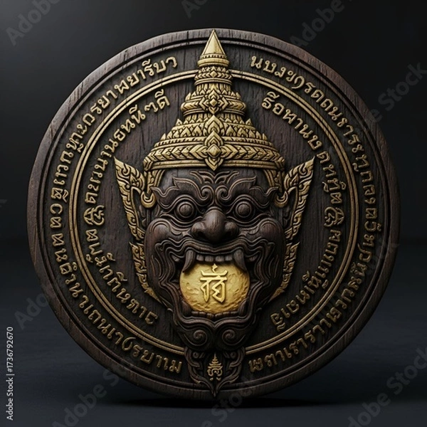 Fototapeta Rahu Devouring the Moon