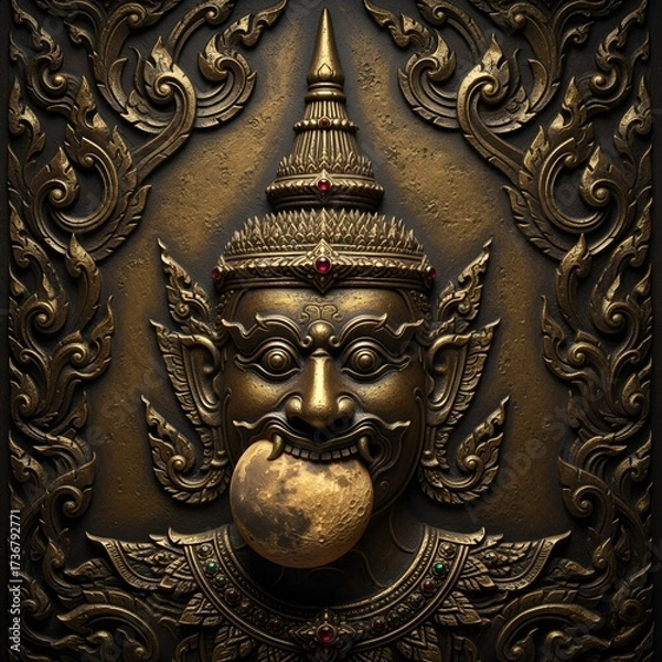 Fototapeta Rahu Devouring the Moon