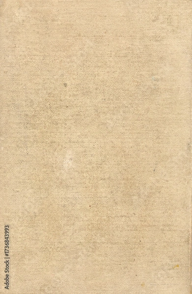 Fototapeta Old paper of cardboard texture. Rough faded surface. Blank retro page. Template for background and vintage style design.