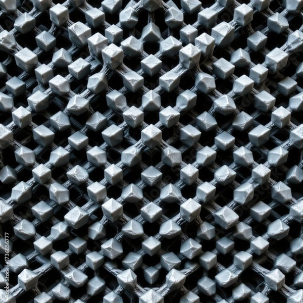 Fototapeta Isometric Prism Cube Grid Pattern