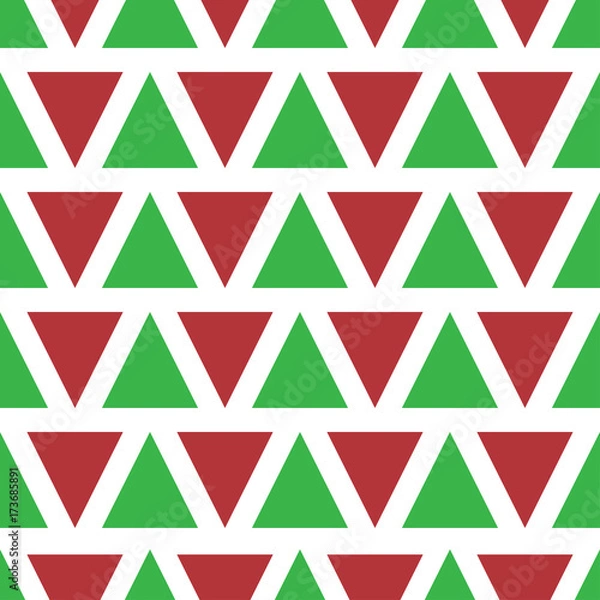 Fototapeta Pattern seamless christmas theme