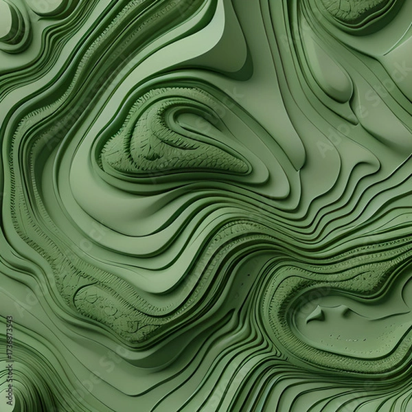 Fototapeta abstract background with green leaves