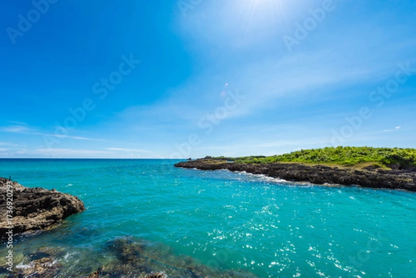 Fototapeta 宮古島伊良部島の綺麗な海