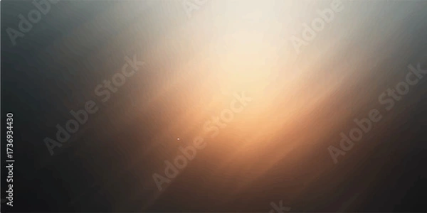 Fototapeta Golden light rays over sky and sea background
