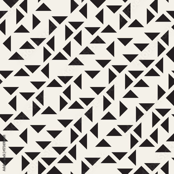 Obraz Vector random shapes seamless pattern. Modern stylish irregular texture. Repeating tiles with geometric minimalistic elements.