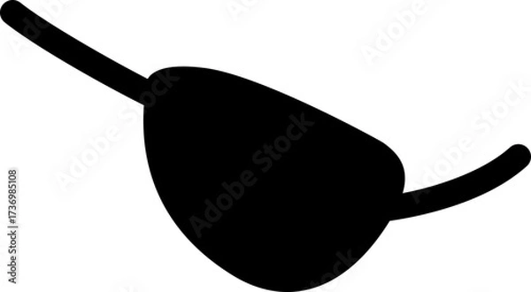 Fototapeta  pirate eye patch illustration
