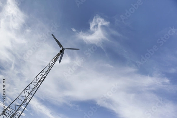 Fototapeta Small wind turbine