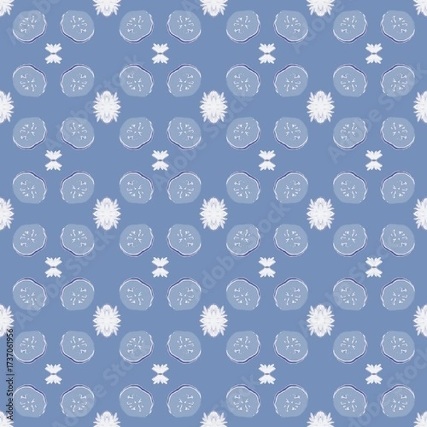 Obraz seamless pattern with clouds