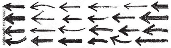 Fototapeta Diversity crayon arrow element design