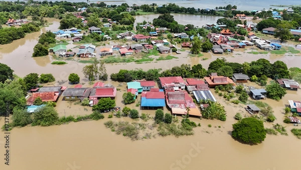 Fototapeta Accidents and Disasters, Aerial View, Agriculture, Ancient, Architecture
