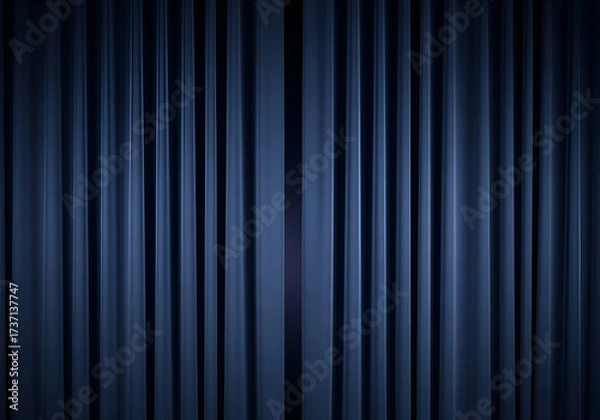 Fototapeta Abstract dark blue vertical stripes graphic texture with subtle gradient effect