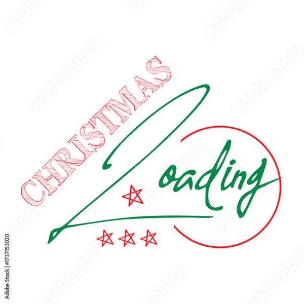 Obraz Christmas Loading SVG